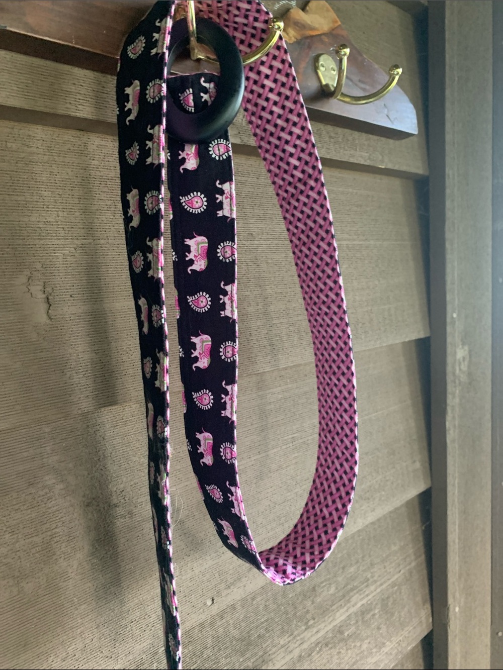 Vera Bradley cloth belt, reversible